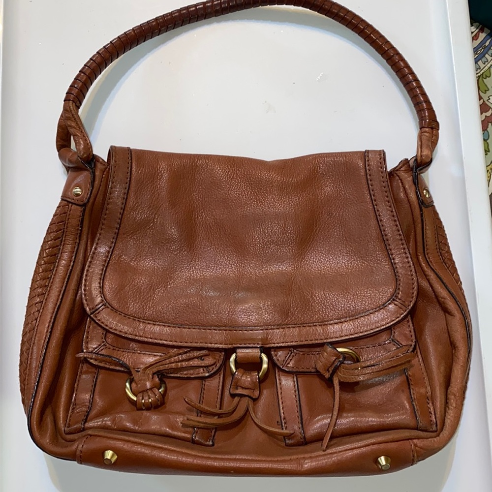 Antonio Melani, brown leather, excellent condition, magnetic clasps 11x8x4